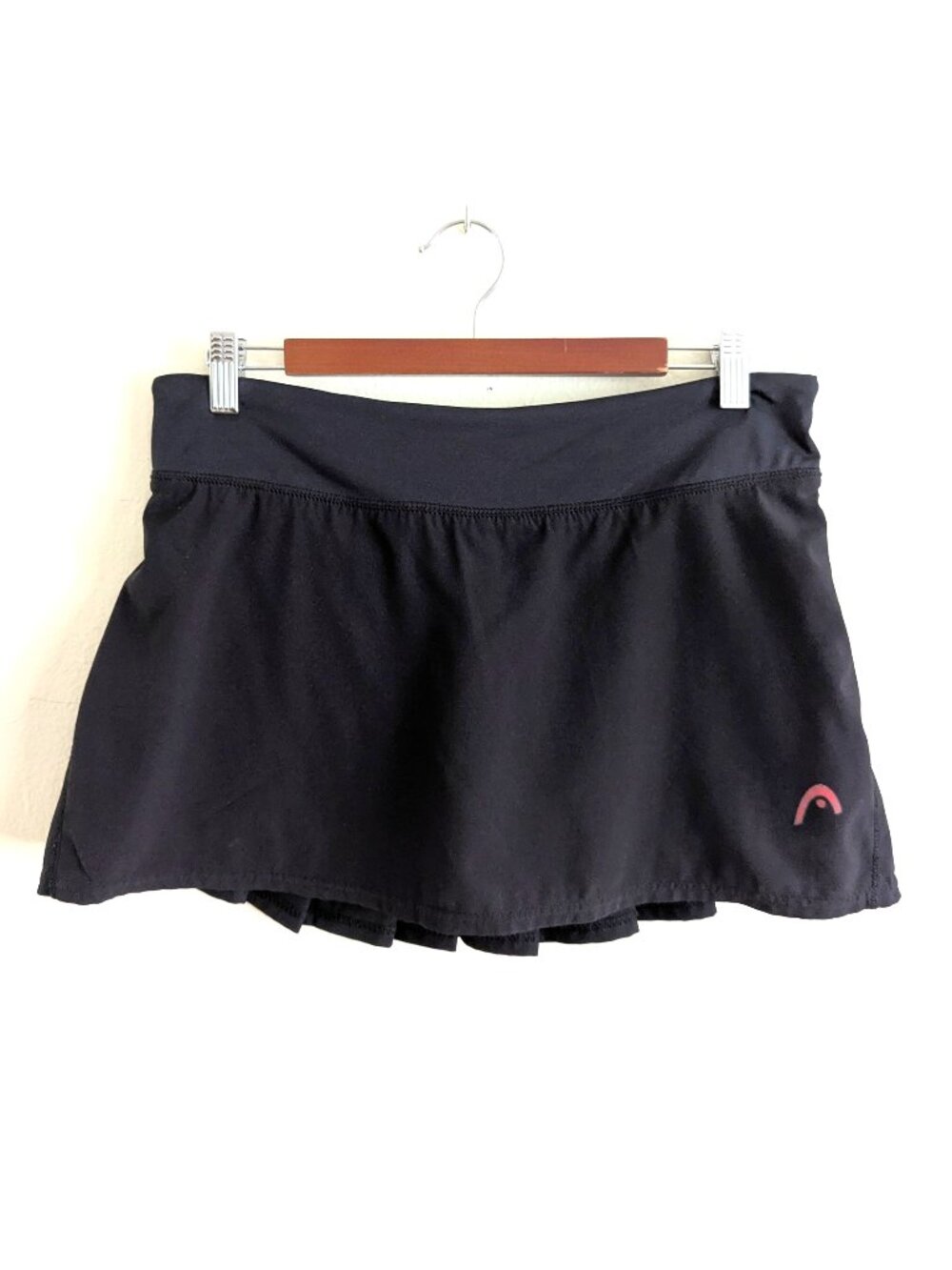 HEAD Black Tennis Skirt with Pink Undershorts M